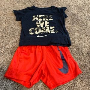 Nike “Here we come” shorts & shirt outfit